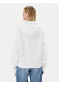 Guess Jeans Bluza W5RQ27 K68I4 Biały Oversize. Kolor: biały. Materiał: bawełna