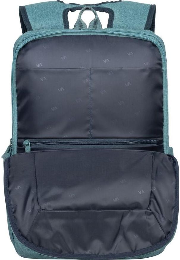 RIVACASE - Plecak Rivacase 7760 czarny. Kolor: czarny. Materiał: materiał, poliester. Wzór: paski. Styl: sportowy, elegancki