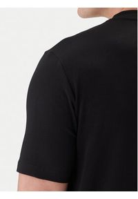 Karl Lagerfeld - KARL LAGERFELD T-Shirt 755037 562221 Czarny Loose Fit. Typ kołnierza: dekolt w karo. Kolor: czarny. Materiał: bawełna #3