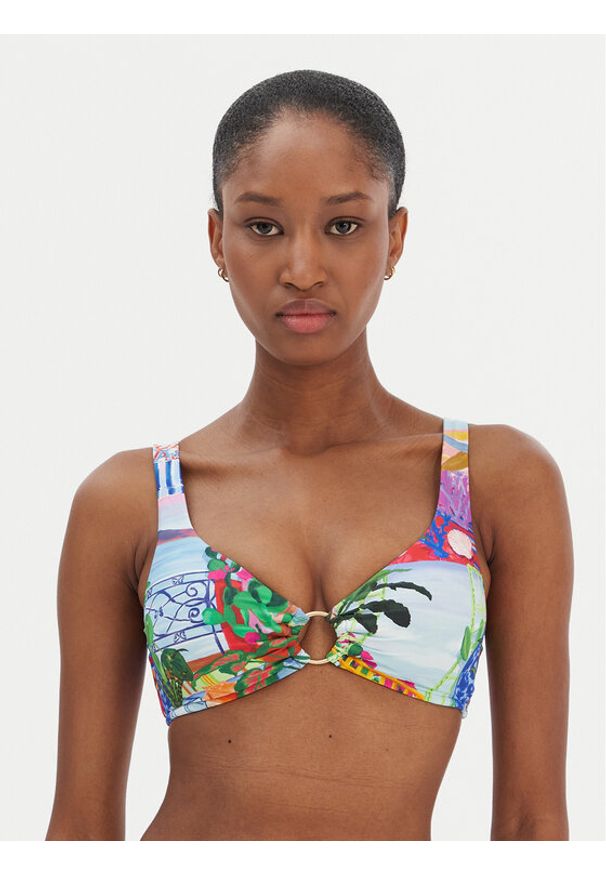 Seafolly Góra od bikini La Boca 31556MF286 Kolorowy. Materiał: syntetyk. Wzór: kolorowy