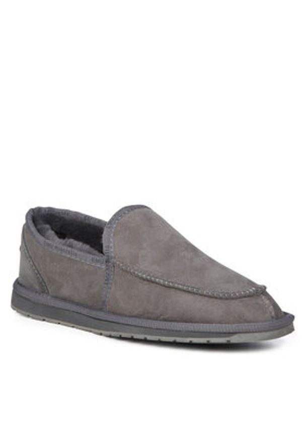 EMU Australia Kapcie Platinum Hume Mp11883 Szary. Kolor: szary. Materiał: skóra