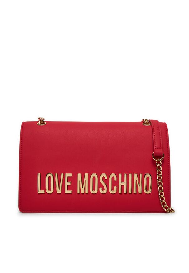 Love Moschino - LOVE MOSCHINO Torebka JC4192PP1LKD0500 Czerwony. Kolor: czerwony. Materiał: skórzane