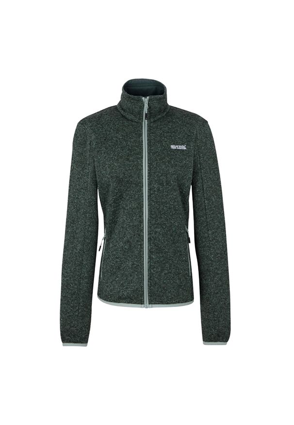 Regatta - Bluza Polarowa Damska Pełen Suwak Newhill. Kolor: zielony. Materiał: polar. Sezon: zima. Styl: sportowy. Sport: turystyka piesza