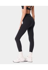 Legginsy sportowe dla kobiet z kopertowym tyłem Carpatree Balletcore. Stan: podwyższony. Kolor: czarny. Sport: fitness
