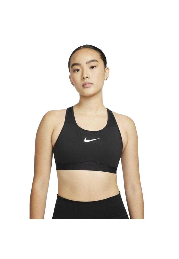 Nike - Damski Biustonosz Sportowy Z Logo Femme. Kolor: czarny