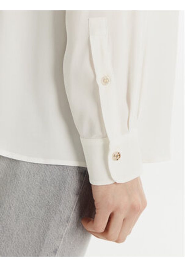 Marella Koszula Ordine 2513111151 Biały Regular Fit. Kolor: biały. Materiał: jedwab