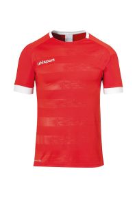 UHLSPORT - Jersey Uhlsport Division 2.0. Kolor: czerwony, biały, wielokolorowy. Materiał: jersey. Sport: piłka nożna