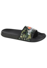 Klapki Ellesse Duke Slides W EL11W74502-07 wielokolorowe zielone. Kolor: zielony, wielokolorowy. Materiał: syntetyk