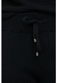 Lauren Ralph Lauren Spodnie 200841612002 damskie kolor czarny dopasowane high waist. Stan: podwyższony. Kolor: czarny. Materiał: dzianina #4