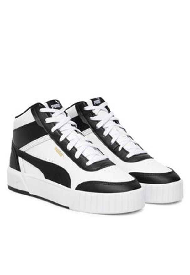 Puma Sneakersy Carina Mia Mid 402640 02 Biały. Kolor: biały. Materiał: skóra