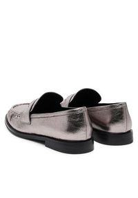 Badura Mokasyny LILAC-SLT152SK Srebrny. Kolor: srebrny. Materiał: skóra #2