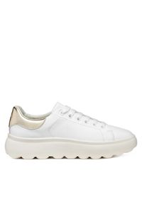 Geox Sneakersy D Spherica Ec4.1 D45TCD 085BN C1327 Biały. Kolor: biały. Materiał: skóra