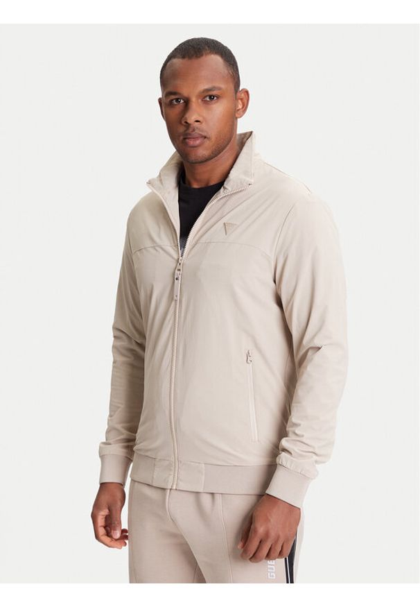 Guess Kurtka przejściowa Z5YL07 WH2H0 Beżowy Regular Fit. Kolor: beżowy. Materiał: syntetyk