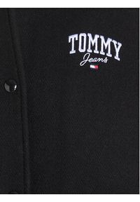 Tommy Jeans Kurtka bomber Cord Mix Letterman DW0DW16592 Czarny Regular Fit. Kolor: czarny. Materiał: syntetyk
