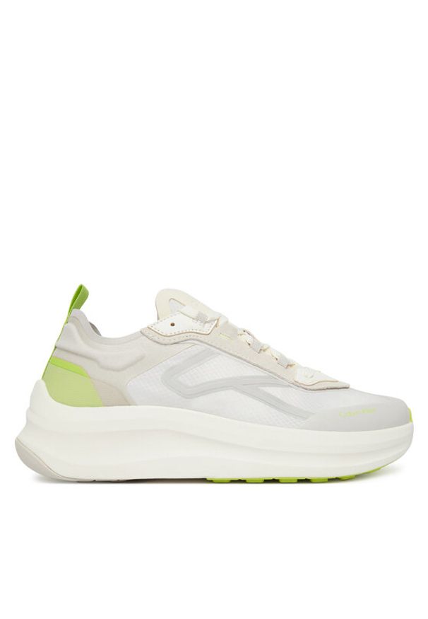 Calvin Klein Sneakersy Chunky Run Laceup Stripe Ny HM0HM02160 Écru. Materiał: materiał. Sport: bieganie
