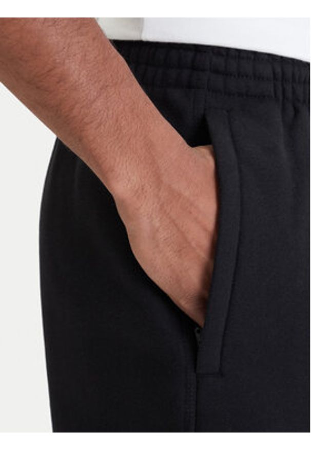 Adidas - adidas Szorty sportowe Trefoil Essentials JV6054 Czarny Loose Fit. Kolor: czarny. Materiał: bawełna. Styl: sportowy