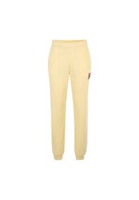 Fila - Spodnie męskie FILA Lincoln Track. Kolor: żółty. Materiał: dresówka