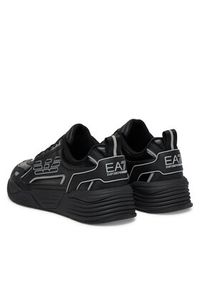 EA7 Emporio Armani Sneakersy 7X000306 AF18446 MC032 Czarny. Kolor: czarny. Materiał: skóra