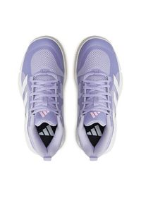 Adidas - adidas Buty halowe Court Team 2.0 JR0740 Fioletowy. Kolor: fioletowy. Materiał: materiał #4