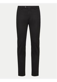 Bugatti Spodnie materiałowe 4220 16224 Czarny Slim Fit. Kolor: czarny. Materiał: bawełna #6
