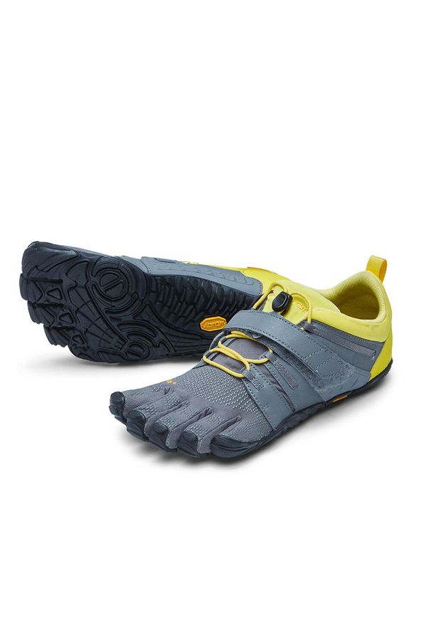 VIBRAM - Buty treningowe damskie Vibram Fivefingers V-Train 2.0. Kolor: czarny, zielony, szary, wielokolorowy. Model: Vibram FiveFingers. Sport: turystyka piesza