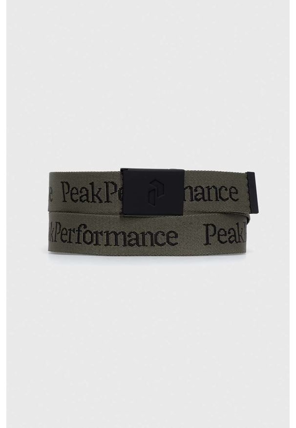 Peak Performance pasek kolor zielony. Kolor: zielony