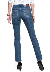 Wrangler - WRANGLER HIGH RISE SLIM RETRO BLUE W27GGS071 112128045. Styl: retro #3