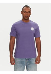 Element T-Shirt ELYZT00490 Fioletowy Regular Fit. Kolor: fioletowy. Materiał: bawełna #3