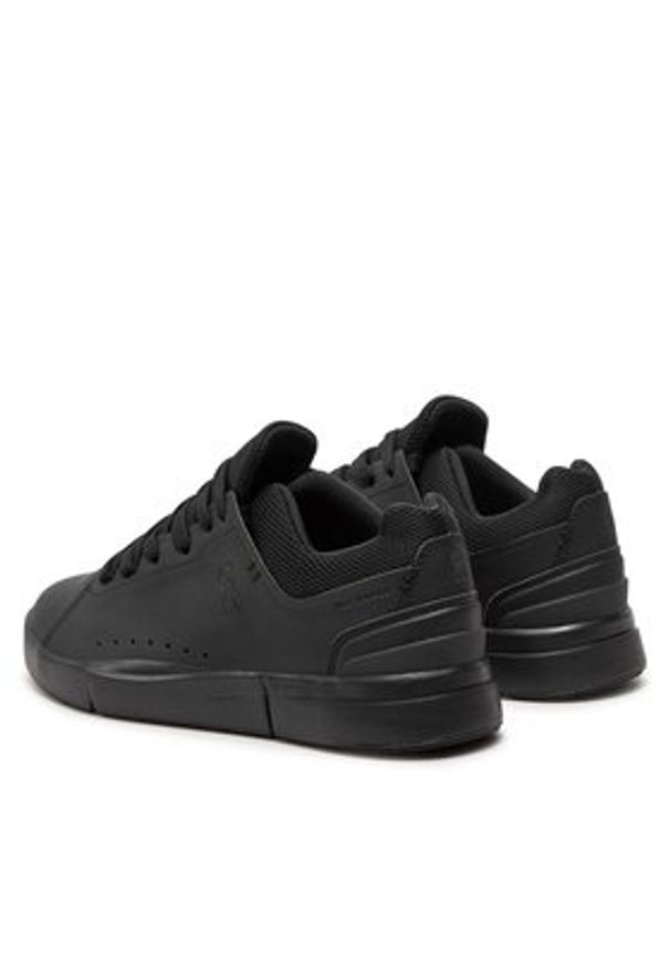 On Buty do biegania The Roger Advantage 3WD10650485 Czarny. Kolor: czarny. Materiał: skóra
