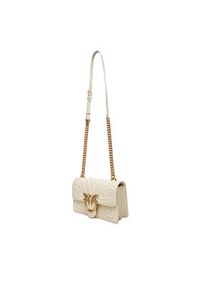 Pinko - PINKO Torebka Love One Mini Cl PE 25 PLTT 100059 A2C3 Biały. Kolor: biały. Materiał: skórzane #3