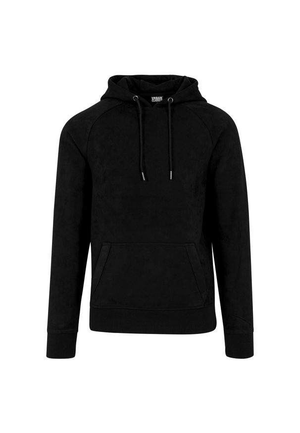 Urban Classics - Bluza z kapturem Urban Classic imitation uede. Typ kołnierza: kaptur. Kolor: czarny