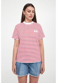 JOOP! Jeans - T-shirt damski w paski Teele JOOP! JEANS. Wzór: paski