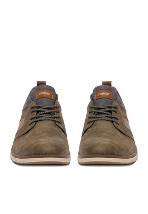 Rieker Półbuty 11351-25 Brązowy. Kolor: brązowy. Materiał: materiał