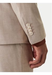 BOSS Garnitur Huge 50557273 Beżowy Regular Fit. Kolor: beżowy. Materiał: wełna #11