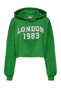 only - ONLY Bluza 15311683 Zielony Regular Fit. Kolor: zielony. Materiał: bawełna #1