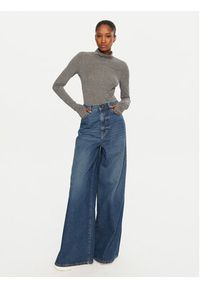 Marella Golf Master 2423946084 Szary Slim Fit. Typ kołnierza: golf. Kolor: szary. Materiał: wiskoza #5