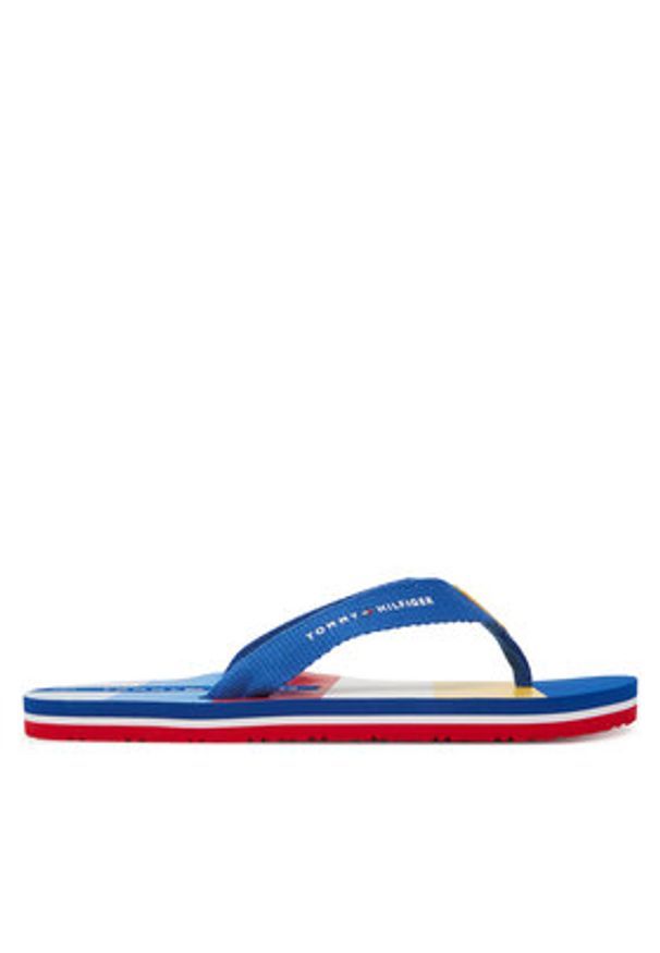 TOMMY HILFIGER - Tommy Hilfiger Japonki T3X8-33907-0058Y913 S Granatowy. Kolor: niebieski. Materiał: syntetyk