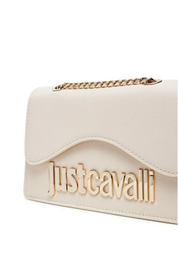 Just Cavalli Torebka 78RA4BB7 ZS766 Écru. Materiał: skórzane