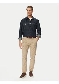 Tommy Jeans Koszula jeansowa Western DM0DM23022 Granatowy Regular Fit. Kolor: niebieski. Materiał: bawełna #3