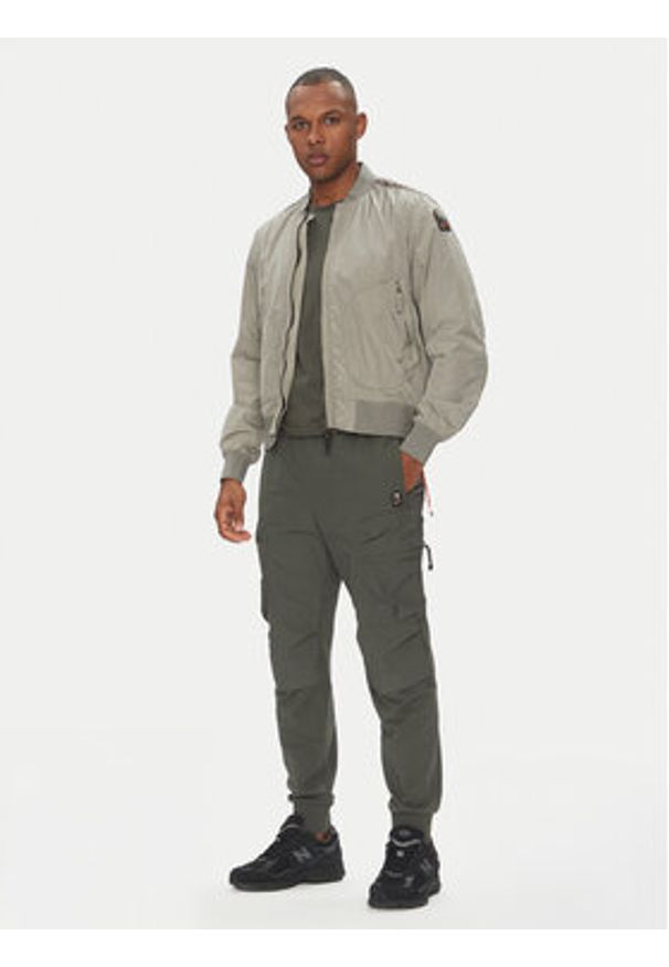 Parajumpers Kurtka bomber Ash 25SMPMJKBZ03 Beżowy Regular Fit. Kolor: beżowy. Materiał: syntetyk