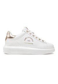 Karl Lagerfeld - KARL LAGERFELD Białe damskie sneakersy KAPRI Maison, Rozmiar 38. Kolor: biały #7