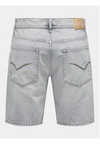 Only & Sons Szorty jeansowe Edge 22029639 Szary Straight Fit. Kolor: szary. Materiał: bawełna #6