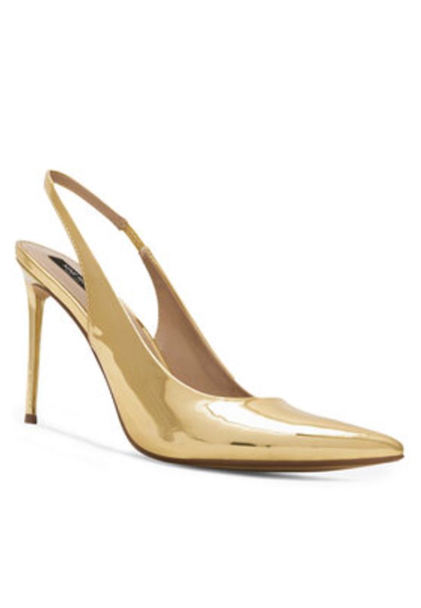 Nine West Sandały AYANA ZL22045-1CC Złoty. Kolor: złoty. Materiał: syntetyk