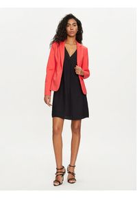 Vero Moda Marynarka Victoria 10307758 Różowy Slim Fit. Kolor: różowy. Materiał: bawełna #4