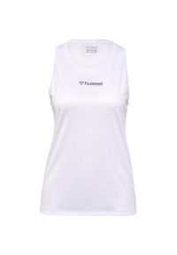 Damski tank top Hummel. Kolor: biały. Materiał: materiał. Sport: bieganie #1