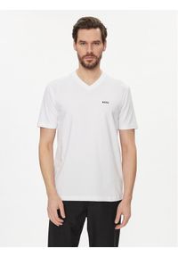 BOSS - Boss T-Shirt Tee V 50506347 Biały Regular Fit. Kolor: biały. Materiał: bawełna