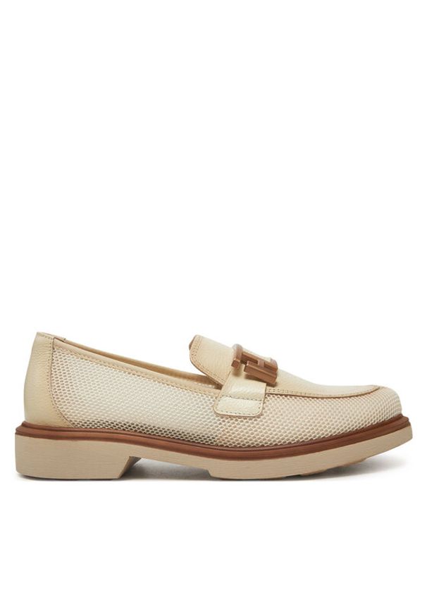 Hispanitas Loafersy HV254072 Écru. Materiał: skóra