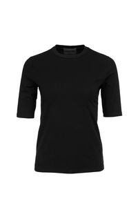ANIA KUCZYŃSKA - Czarny bawełniany t-shirt Ansedonia. Kolor: czarny. Materiał: bawełna #2