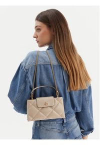 Tory Burch Torebka Kira Diamond Quilt East-West Top Handle 174999 Beżowy. Kolor: beżowy. Materiał: skórzane #2