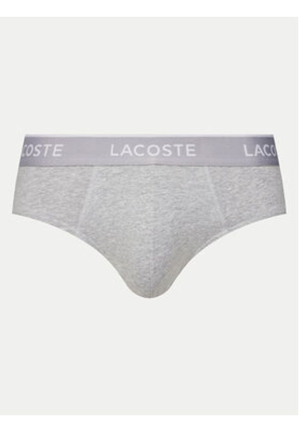 Lacoste Komplet 3 par slipów 8H1293 Kolorowy. Materiał: bawełna. Wzór: kolorowy